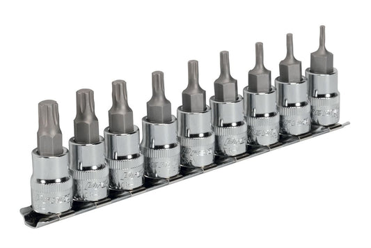 Sealey TRX-P* Socket Bit Set 9pc 3/8"Sq Drive 50mm AK6222