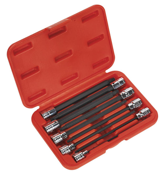Sealey TRX-Star* Socket Bit Set 9pc 3/8"Sq Drive 150mm AK62261