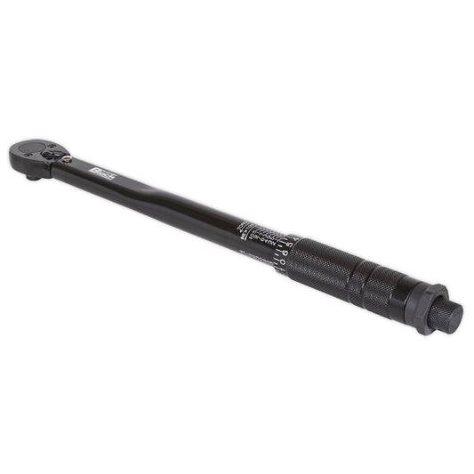 Sealey Micrometer Torque Wrench 3/8"D Calibrated 7 to 112Nm 5 to 83lb.ft AK623B