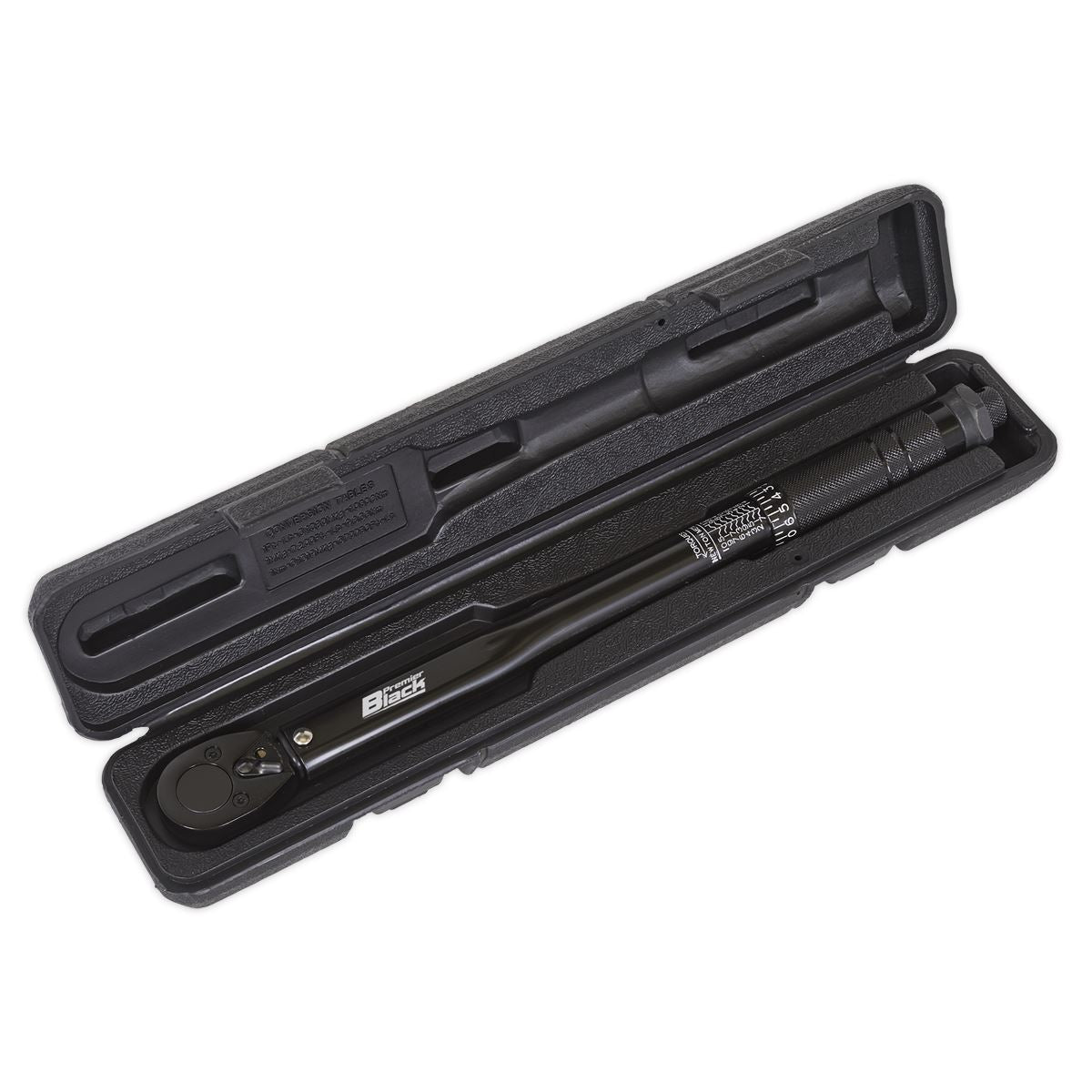Sealey Micrometer Torque Wrench 3/8"D Calibrated 7 to 112Nm 5 to 83lb.ft AK623B