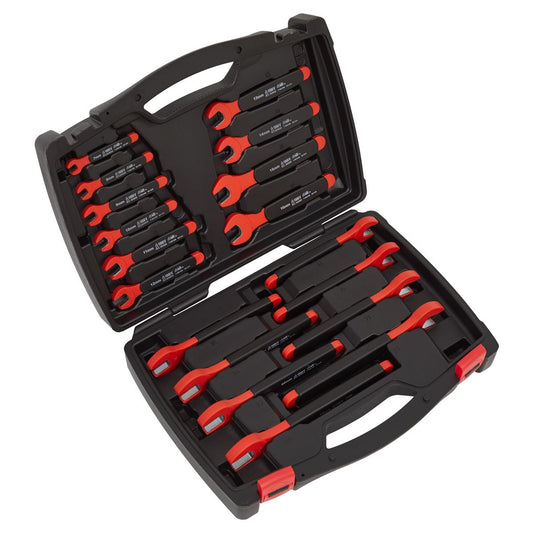 Sealey Insulated Open-End Spanner Set 18pc VDE Approved AK63172