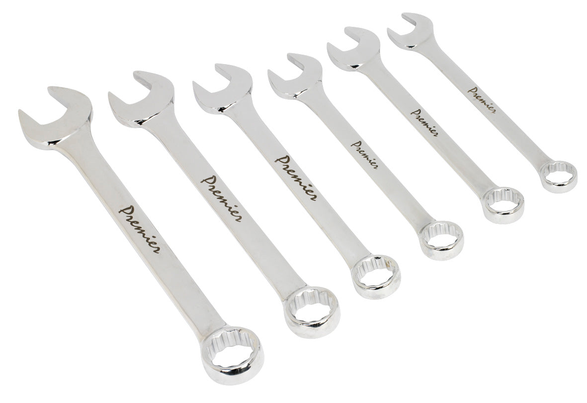 Sealey Combination Spanner Set 6pc Super Jumbo Metric AK6324