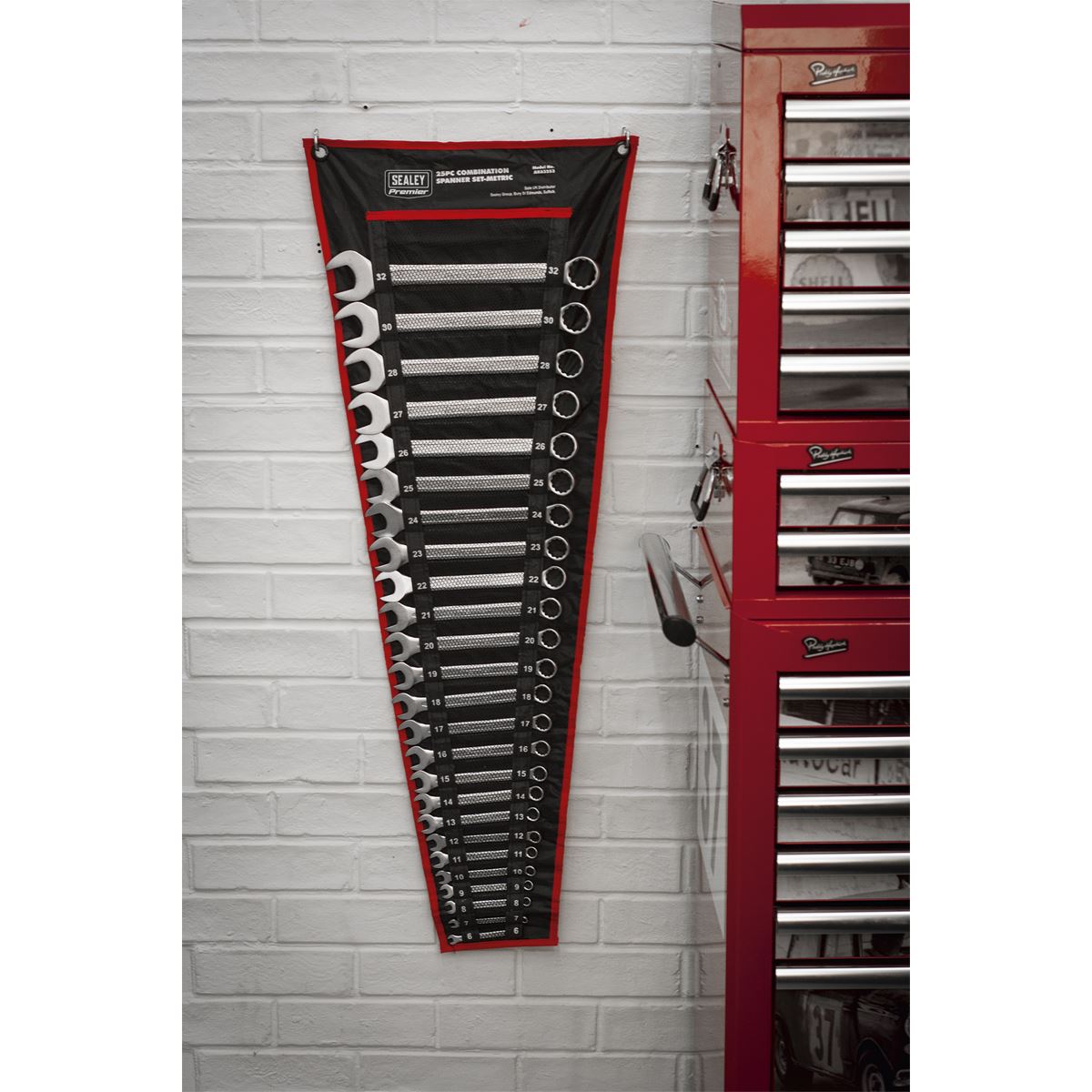 Sealey Combination Spanner Set 25pc Metric AK63253