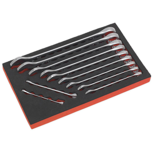 Sealey Combination Spanner Set 11pc Imperial AK63254