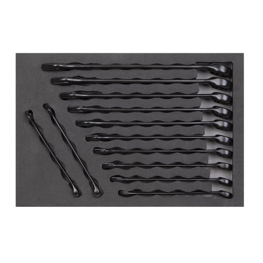 Sealey Combination Spanner Set 12pc Metric - Black Series AK63263B
