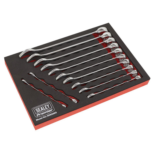 Sealey Combination Spanner Set 12pc - Metric AK63265