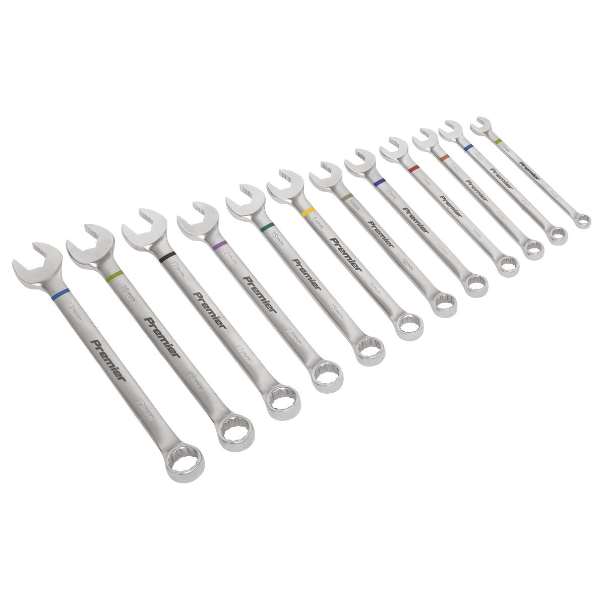 Sealey Combination Spanner Set Anti-Slip 12pc Metric - Platinum Series AK63950
