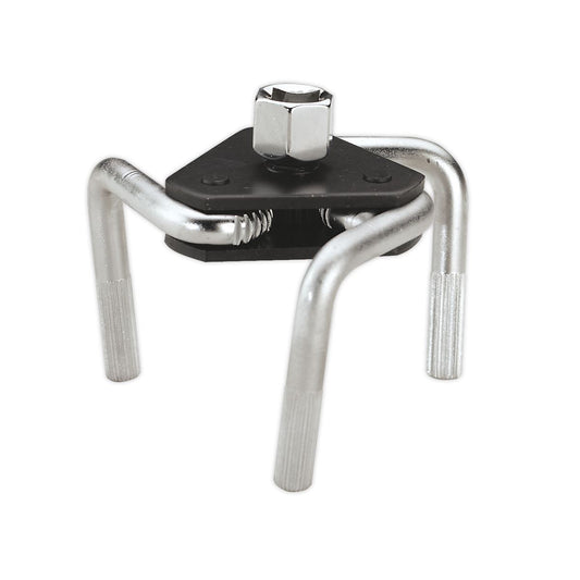 Sealey Oil Filter Claw Wrench �65-110mm Capacity 3/8" & 1/2"Sq Drive AK643