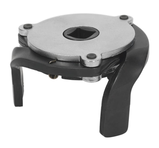 Sealey Magnetic Oil Filter Claw Wrench �60-93mm Capacity 3/8"Sq Drive AK6432