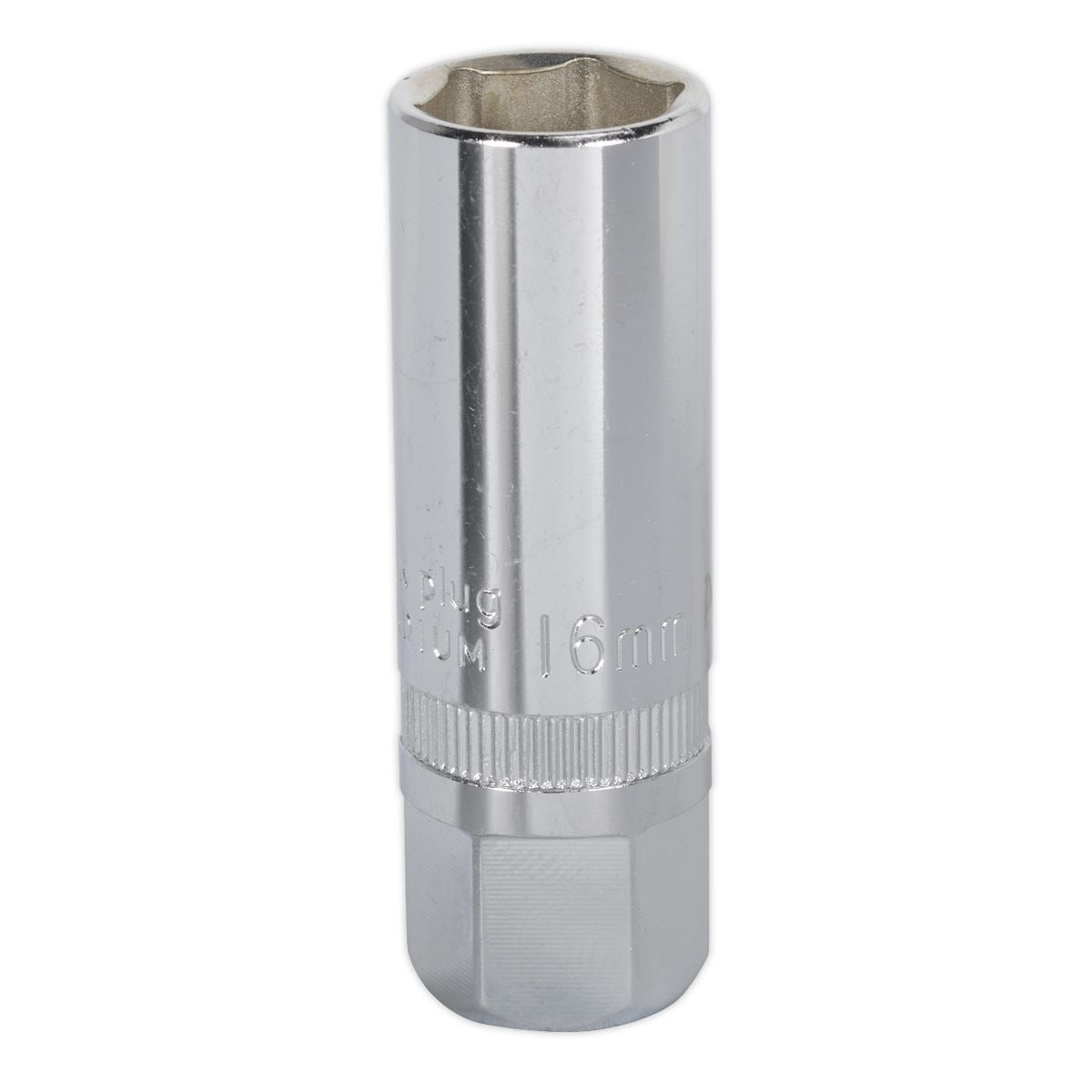 Sealey Spark Plug Socket 16mm 3/8"Sq Drive - Magnetic AK654