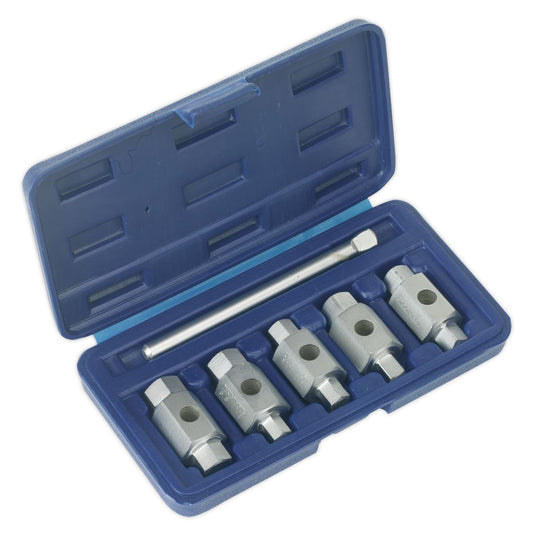 Sealey Drain Key Set 6pc Double End AK659