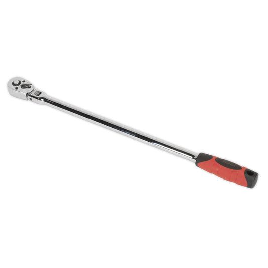 Sealey 3/8"Sq Drive Ratchet Wrench Flexi Head Extra Long 455mm AK6697