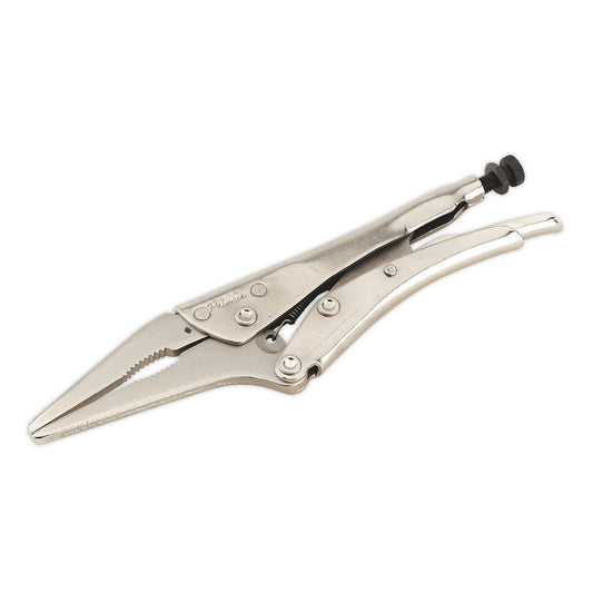 Sealey Locking Pliers Long Nose 210mm 0-60mm Capacity AK6825
