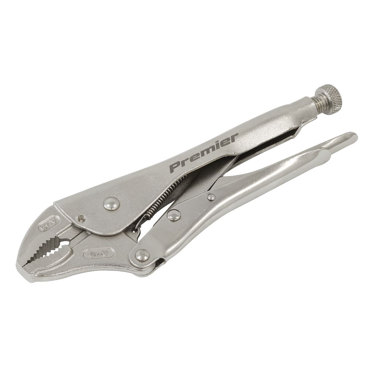 Sealey Locking Pliers Set 3pc Vise Grip Style 2 X Curved Jaw & Long Nose AK6876