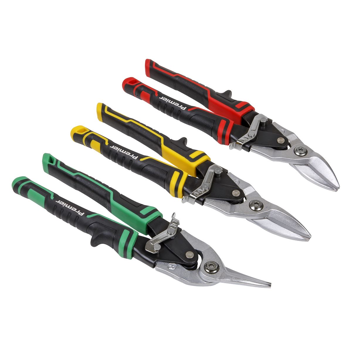 Sealey High Leverage Aviation Tin Snip Set 3pc AK69073