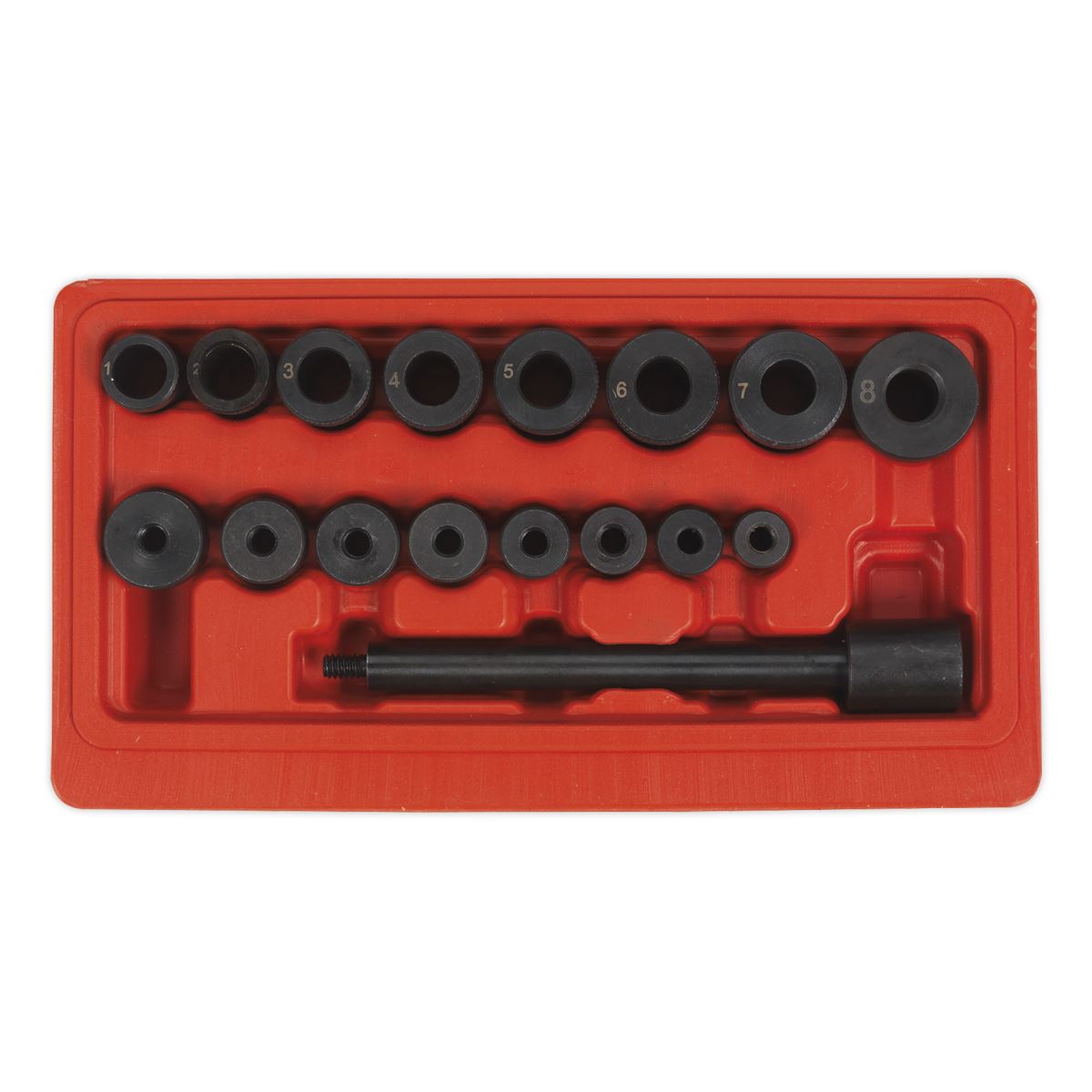 Sealey Universal Clutch Aligning Tool Set 17pc AK710