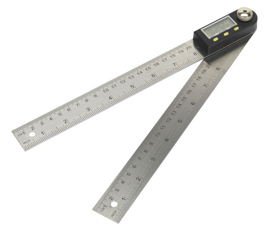Sealey Digital Angle Rule 200mm(8") AK7200