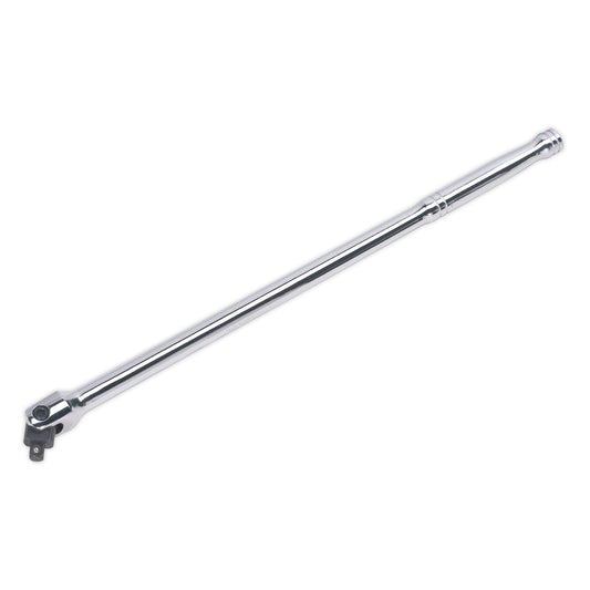 Sealey Breaker Bar 450mm 3/8"Sq Drive Slim Style Handle Chrome AK729
