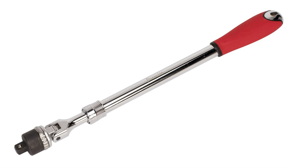 Sealey Ratcheting Breaker Bar Extendable 1/2"Sq Drive Comfort Grip AK7316