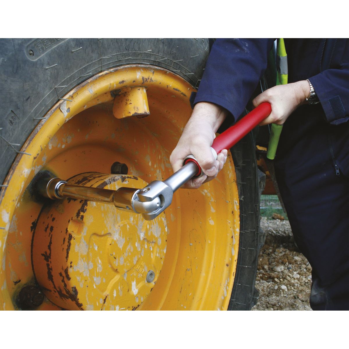 Sealey 3/4"Sq Drive Breaker Bar Extendable 540-800mm Mirror Finish AK7318