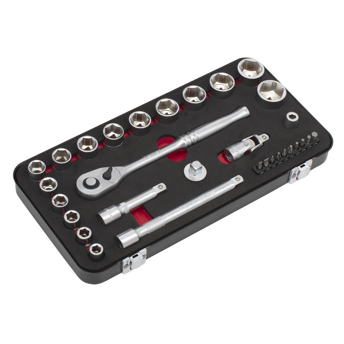 Sealey Metric Socket Set 3/8"Sq Drive 31pc Standard Single Hex AK7921