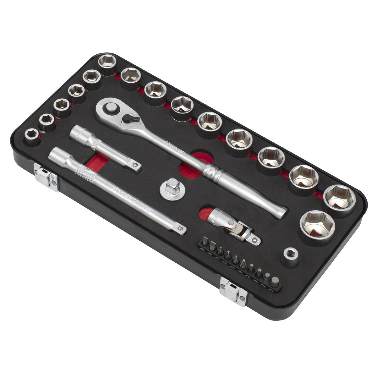 Sealey Metric Socket Set 3/8"Sq Drive 31pc Standard Single Hex AK7921