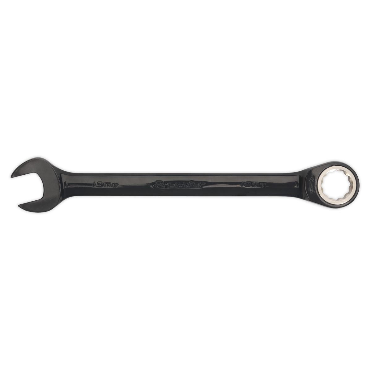 Sealey Combination Ratchet Spanner Set 7pc Black Series Metric AK7978