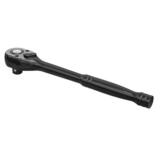 Sealey 1/2"D Ratchet Wrench Premier Black Chrome 72 Tooth Flip Reverse AK7999