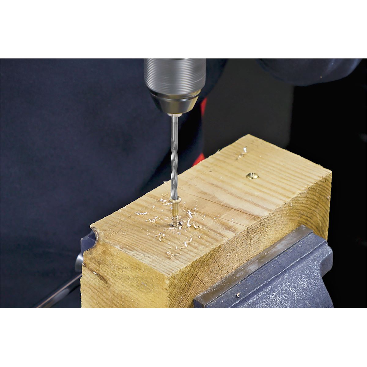 Sealey Left-Hand Spiral Drill Bit Set 19pc Extraction Of Studs & Screws AK8190