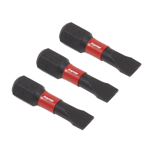 Sealey Slotted 5.5mm Impact Power Tool Bits 25mm - 3pc AK8202