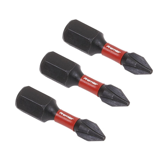 Sealey Phillips #1 Impact Power Tool Bits 25mm - 3pc AK8204