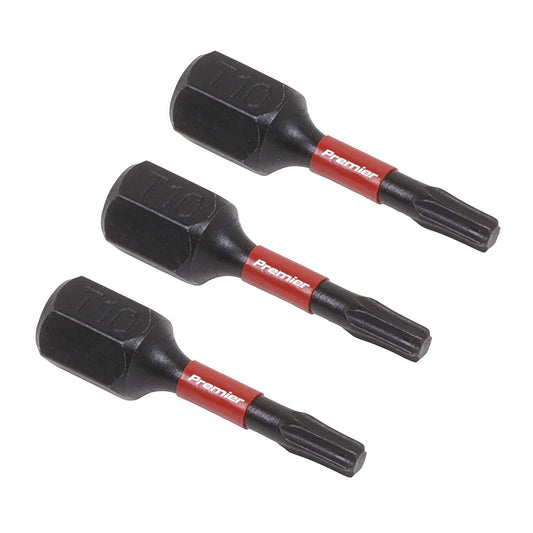 Sealey TRX-Star* T10 Impact Power Tool Bits 25mm - 3pc AK8215