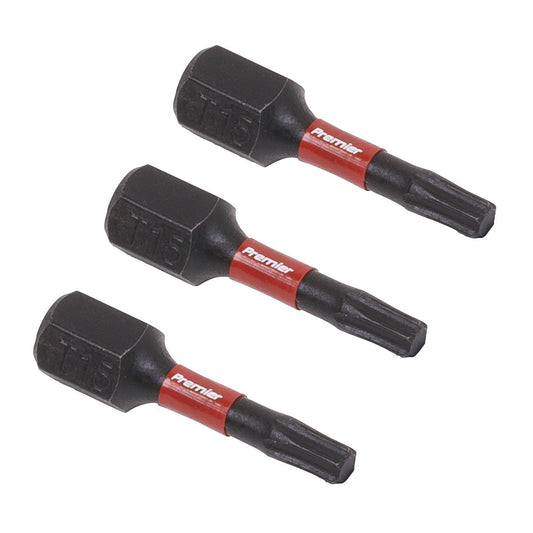 Sealey TRX-Star* T15 Impact Power Tool Bits 25mm - 3pc AK8216