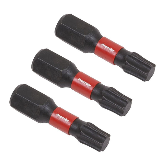 Sealey TRX-Star* T27 Impact Power Tool Bits 25mm - 3pc AK8219