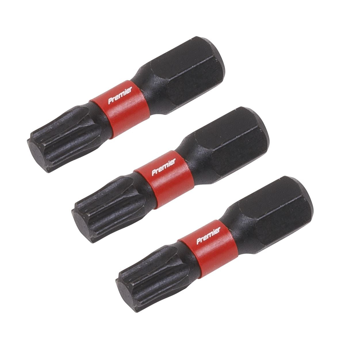 Sealey TRX-Star* T30 Impact Power Tool Bits 25mm - 3pc AK8220