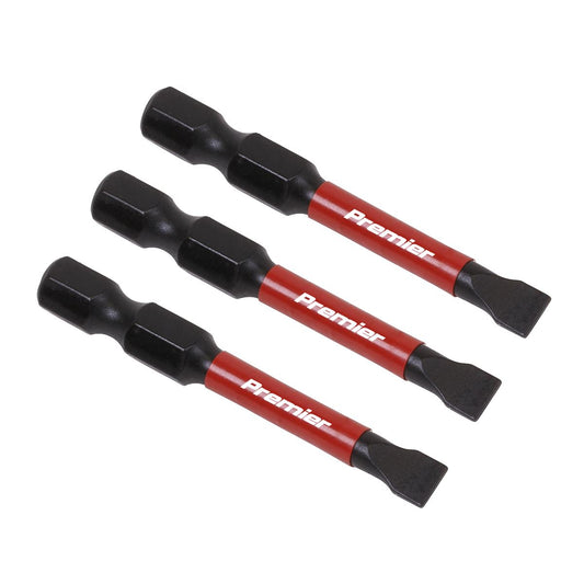 Sealey Slotted 5.5mm Impact Power Tool Bits 50mm - 3pc AK8227