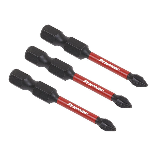 Sealey Phillips #1 Impact Power Tool Bits 50mm - 3pc AK8229