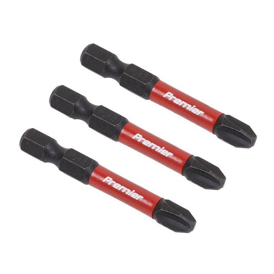 Sealey Phillips #3 Impact Power Tool Bits 50mm - 3pc AK8231