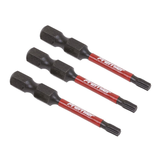 Sealey TRX-Star* T15 Impact Power Tool Bits 50mm - 3pc AK8241