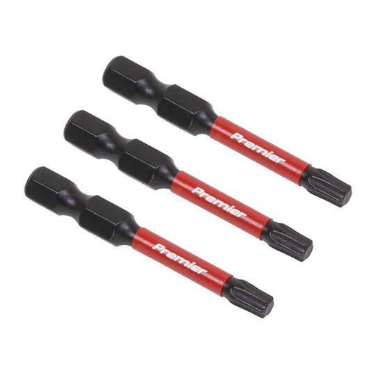 Sealey TRX-Star* T25 Impact Power Tool Bits 50mm - 3pc AK8243
