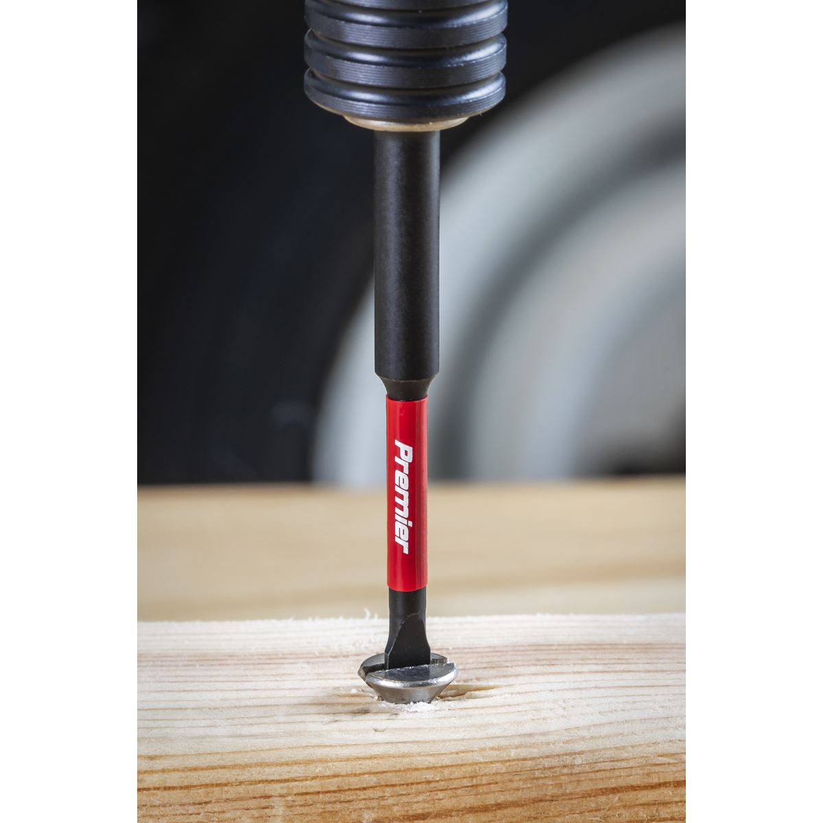Sealey Slotted 4.5mm Impact Power Tool Bits 75mm - 3pc AK8251