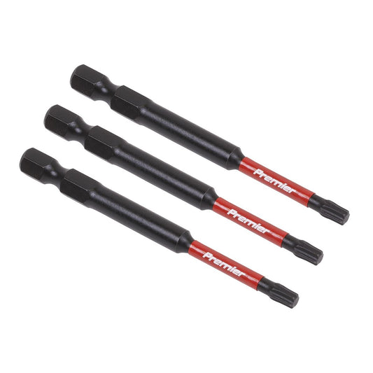 Sealey TRX-Star* T20 Impact Power Tool Bits 75mm - 3pc AK8267