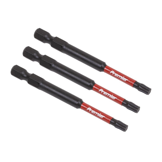 Sealey TRX-Star* T25 Impact Power Tool Bits 75mm - 3pc AK8268