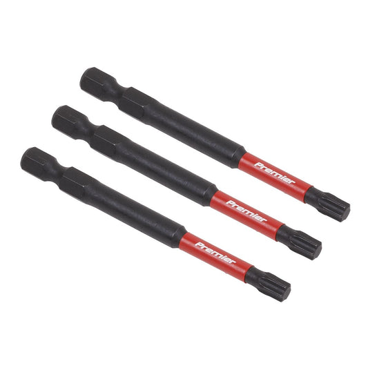 Sealey TRX Star* T27 Impact Power Tool Bits 75mm - 3pc AK8269