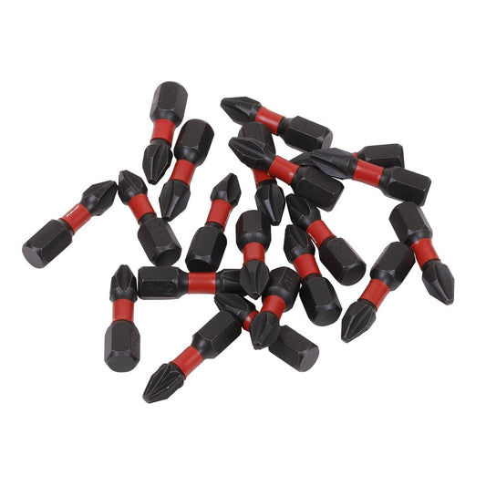 Sealey #2 Impact Phillips Power Tool Bits 25mm 20pc AK8272