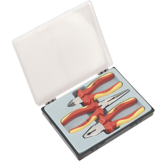 Sealey Pliers Set 3pc VDE Approved AK83452