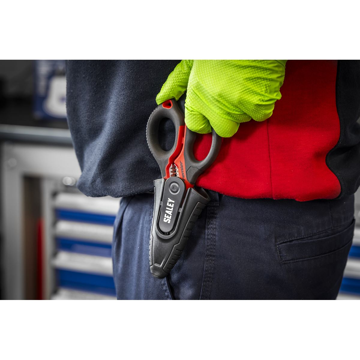 Sealey Premier Heavy-Duty Electrician's Shears 160mm AK8528