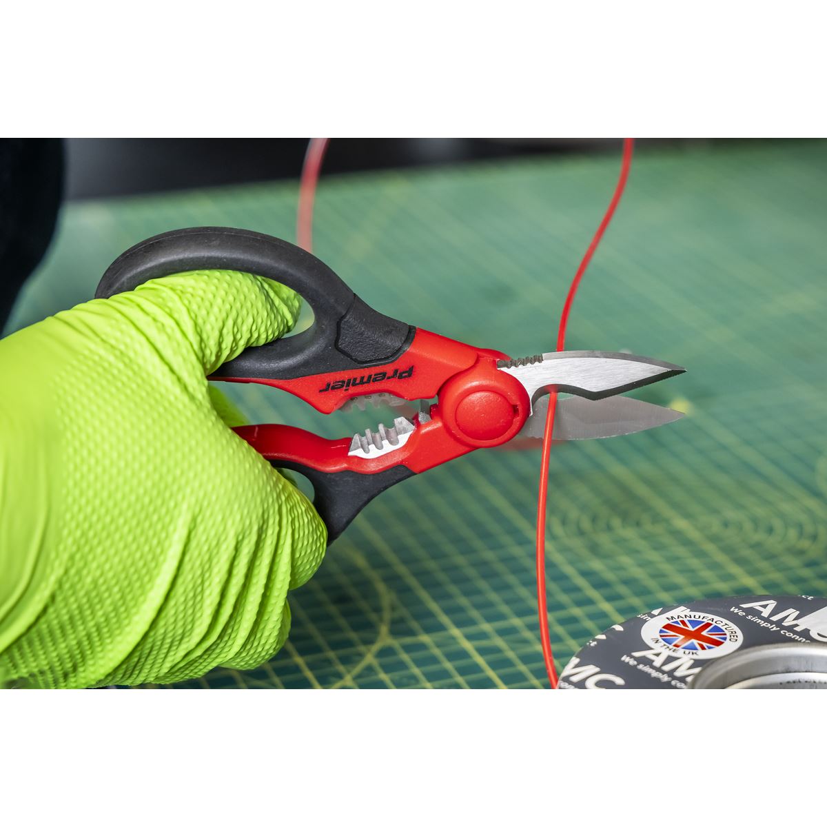 Sealey Premier Heavy-Duty Electrician's Shears 160mm AK8528