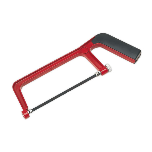 Sealey Junior Hacksaw with Adjustable Blade 150mm Cast Aluminium Frame AK8680
