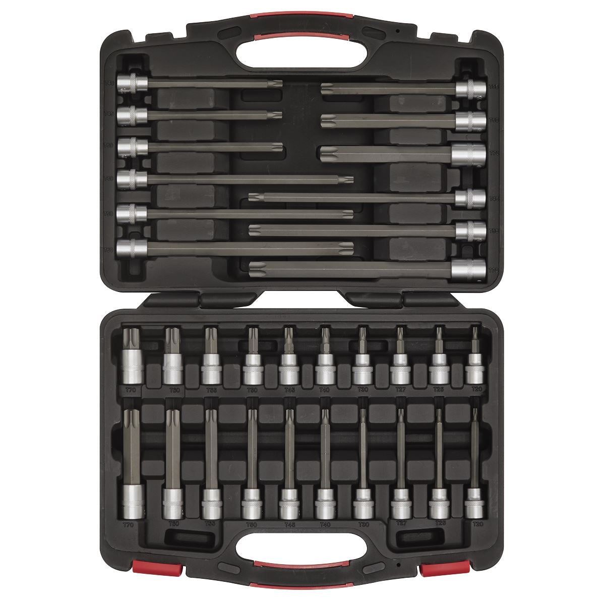 Sealey TRX-Star* Socket Bit Set 32pc 3/8"Sq Drive - Platinum Series AK89001